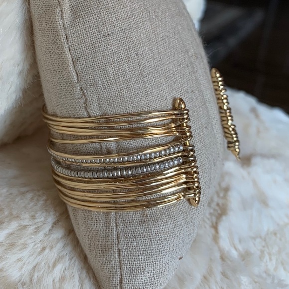 COPY - Stella & Dot Rhett Cuff - Gold - Picture 2 of 4